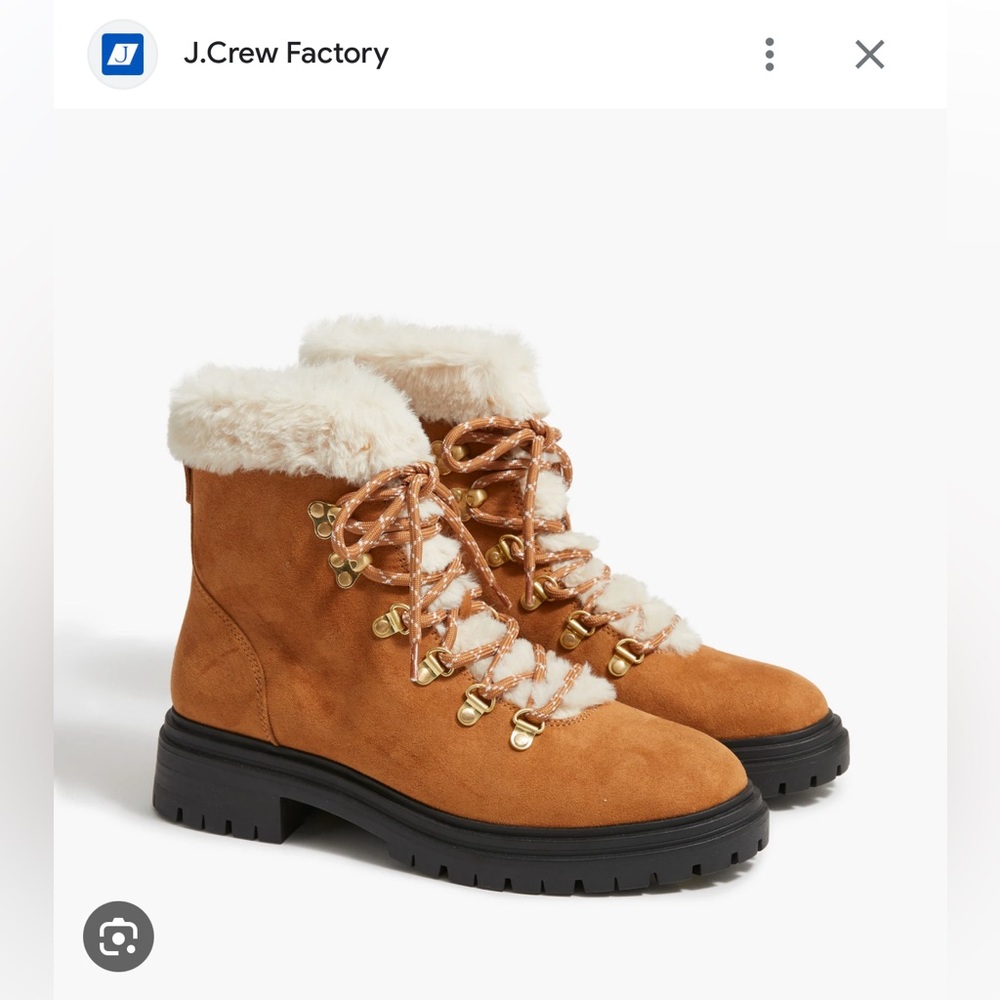 J. Crew Factory Women’s Faux Fur Winter Boot